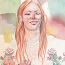 My project in Illustrated Portrait in Watercolor course. Un proyecto de Pintura a la acuarela de Antonello Diaferia - 26.12.2020