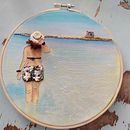 Mi Proyecto del curso: Recuerdo en la Pelosa ❤. Bordado projeto de Miri - 27.12.2020