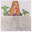 Mi Proyecto del curso: Retrato ilustrado en acuarela. Un proyecto de Pintura a la acuarela de Marcela Preciado Grueso - 27.12.2020