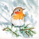 Watercolour birds. Projekt z dziedziny Malowanie akwarelą użytkownika Nadine Buntenbeck - 28.12.2020