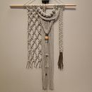 Mis primeros tres proyectos hecho en técnica de macrame gracias a Belen Senra y su curso Introduction to Macramé: Creation of a Decorative Tapestry :) Estoy muy orgullosa de mi misma :). Arts, Crafts, and Macramé project by Aneta - 12.28.2020
