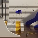Composiciones abstractas. Un proyecto de 3D, Arquitectura interior, Collage y Modelado 3D de Noemi Amorin Garcia - 28.12.2020