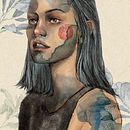 My project in Illustrated Portraits with Procreate course .  proyek oleh Jevgenia Aus - 12.28.2020