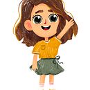 Olivka. Een project van Kinderillustratie van Valeryia Decker - 20.09.2020