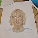 Mi Proyecto del curso: Retrato ilustrado en acuarela Ein Projekt aus dem Bereich Aquarellmalerei von Anna Lorita - 29.12.2020