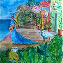 imaginary places. Un proyecto de Ilustración tradicional de Anne Bouwer - 29.12.2020