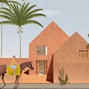 My project in Architectural Visualization Using Digital Collage course. Architectural Illustration project by Antonella Patetta - 12.29.2020