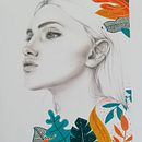 Mi Proyecto del curso: Retrato con lápiz, técnicas de color y Photoshop. Un projet de Dessin de portrait de Elena - 30.12.2020