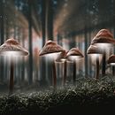 Mushrooms in the morning. Fotografia digital, e Composição fotográfica projeto de Gabriel Iacob - 30.12.2020