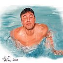 My project in Illustration Techniques and Styles with Procreate course. Pintura Acrílica projeto de Erçin Altay - 30.12.2020