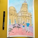 Meu projeto do curso: Desenho arquitetônico com aquarela e tinta . % Felipe Boff tarafından hazırlanan Mimari İllüstras, Ve on projesi - 12.31.2020
