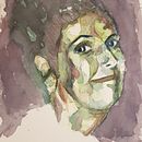 New portrait. Un projet de Aquarelle de pebott71 - 31.12.2020