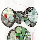 My project in Introduction to Children’s Illustration course: Baby Mouse POPAS learning about tolerance. Un proyecto de Ilustración infantil e Ilustración tradicional de Evelina Simanavičiūtė - 01.01.2021
