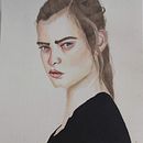 Mi Proyecto del curso: Retrato en acuarela a partir de una fotografía. Un proyecto de Dibujo y Pintura a la acuarela de Karen Almaraz - 06.01.2021
