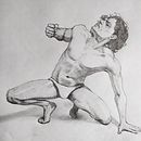 Mi Proyecto del curso: Ilustración para cómics: anatomía de un superhéroe. Pencil Drawing, and Figure Drawing project by Diego Eduardo Castro Calderon - 01.02.2021