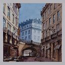 Proyecto: Representación arquitectónica en acuarela. Architecture, Street Art, Traditional illustration, Architectural Illustration, and Watercolor Painting project by Fabricio M - 01.02.2021