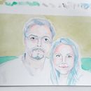 Mi Proyecto del curso: Retrato artístico en acuarela. Projekt z dziedziny Malowanie akwarelą użytkownika Rubén Alejandro - 02.01.2021