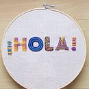 Mi Proyecto del curso: Letras bordadas: el hilo como herramienta gráfica. Un projet de Broderie de Vhanessa Murillo - 03.01.2021