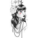 My project in Digital Design and Illustration of Tattoos with Procreate course. Un proyecto de Ilustración tradicional, Diseño gráfico, Ilustración digital, Diseño de tatuajes y Dibujo digital de Roxanne Cyr - 05.09.2021