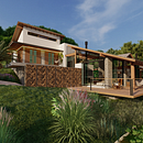 Vivienda Rancho Fundo. Een project van Architectuur, Interactief ontwerp, L, scaping y Architecturale visualisatie van Amanda Coffi Andrade - 03.01.2021