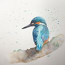 kingfisher. Un progetto di Pittura ad acquerello di rebeccacutlerart - 03.01.2021