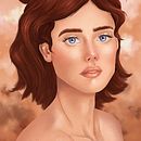 Mi Proyecto del curso: Retratos digitales de fantasía con Photoshop. Portrait Drawing, Digital Drawing, Digital Illustration, and Digital Painting project by albachaves - 01.03.2021