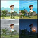 My project in Lighting Principles for Digital Painting course. Digital Painting project by Akbar Ibraimov - 01.05.2021