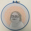 My project in Creation of Embroidered Portraits course. Projekt z dziedziny  Haft użytkownika jenninfloripa - 05.01.2021