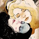 Moon and Sun. Een project van Digitale tekening y Aquarelschilderen van madshrymp - 05.01.2021