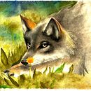 Mi Proyecto del curso: Ilustración en acuarela con influencia japonesa. Traditional illustration, Drawing, and Watercolor Painting project by Ana Pau Recio - 01.05.2021