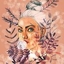 My project in Illustrated Portrait in Watercolor course . % Alexandra Pasare tarafından hazırlanan Botanik İllüstras, on, Dijital Çizim, Portre Çizimi, Sulubo, Ve a Resim projesi - 01.06.2021