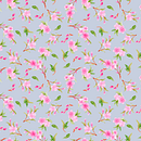 Meu projeto do curso: Criação de patterns em aquarela . Ilustrație botanică și Design de model de Cécily Nilson - 01.10.2021