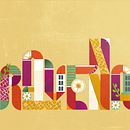 My project in Illustrated Digital Lettering course. Digital Lettering project by Mona Jakobsen - 01.08.2021