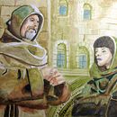 Mi Proyecto del curso: El nombre de la Rosa - escena . Desen artistic & Ilustrație tradițională de Hector Francovig - 01.09.2021