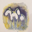 A little friend. Pintura em aquarela projeto de Marie Cackett - 09.01.2021