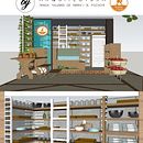 TIENDA "MUJERES DE TIERRA" / EL POCHOTE. Un progetto di Architettura d'interni e Retail Design di Jaidy González E - 09.01.2021