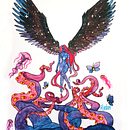 Técnicas de acuarela para ilustraciones de ensueño Ein Projekt aus dem Bereich Aquarellmalerei von giryceci - 09.01.2021