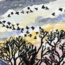 Almost Winter Ein Projekt aus dem Bereich Aquarellmalerei von Julie Polt - 11.01.2021