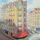 My project in Architectural Sketching with Watercolor and Ink course. Watercolor Painting project by Nicola Donato - 01.17.2021