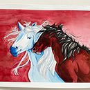 wild horses. Un progetto di Belle arti e Pittura ad acquerello di Mey Rene - 12.01.2021