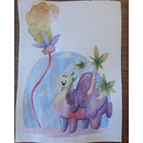 Mi Proyecto del curso: Técnicas de ilustración con acuarela y gouache. Een project van  Artistieke tekening van Aisha Pérez - 12.01.2021