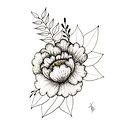Meu projeto do curso: Tatuagem botânica com pontilhismo Ein Projekt aus dem Bereich Tattoodesign von Marcy Barros - 13.01.2021