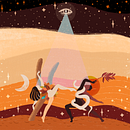 Meu projeto do curso: Ilustração flat com Photoshop . Ilustrație tradițională de pftamaral - 01.13.2021