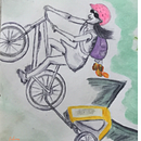 Mi Proyecto del curso: Técnicas de ilustración para desbloquear tu creatividad. Een project van Traditionele illustratie van Karina Bautista - 26.02.2021
