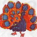 Pavo real al pastel. Un progetto di Disegno di Alejandro Cruz Meneses - 15.01.2021