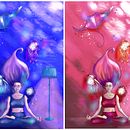 Illustration with Procreate. Un projet de Conception de personnages, Illustration numérique et Illustration traditionnelle de Erica CB - 15.01.2021