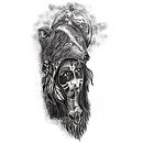 Mi Proyecto del curso: Diseño e ilustración digital de tatuajes con Procreate. Desenho de tatuagens projeto de Fabiola Sanchez - 15.01.2021