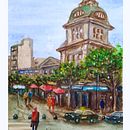 Mi Proyecto del curso: Pasaje San Martín - Mendoza Argentina. Un progetto di Belle arti, Pittura ad acquerello e Illustrazione architettonica di Mariela Ferrero - 15.01.2021