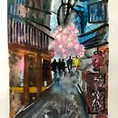 My project in Urban Landscapes in Watercolor course. Pintura em aquarela projeto de Nadine Rashed - 16.01.2021