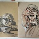 Portraits. Portrait Drawing project by cheryl garner - 02.16.2021